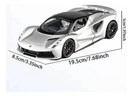 مجسم سيارة رياضية فاخرة بتصميم مستقبلي – نموذج معدني واقعي للعرض والاقتناء | Futuristic Luxury Sports Car Model – Realistic Die-Cast Collectible Display Car
