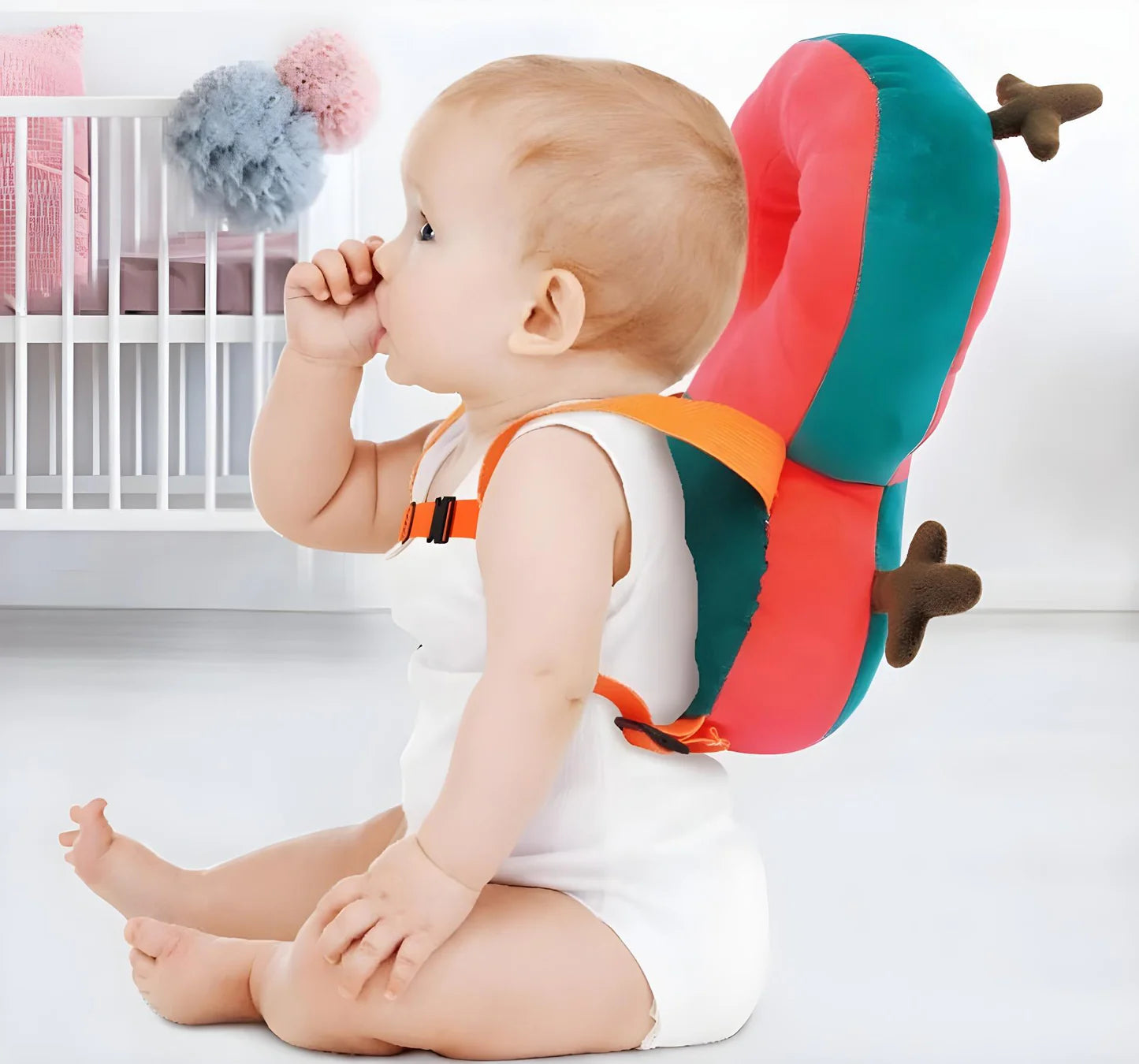وسادة حماية رأس الطفل من الصدمات بتصميم الفراشة | Baby Head Protection Backpack Cushion